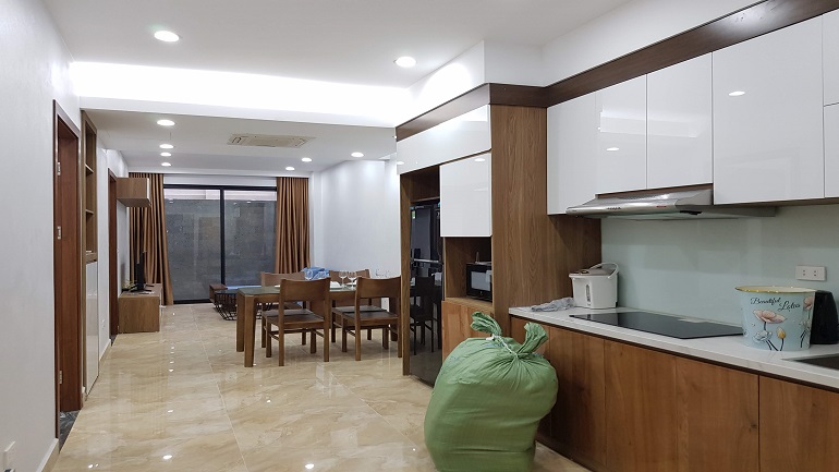 Brand – new two bedroom apartment in To Ngoc Van street, Tay Ho district for rent