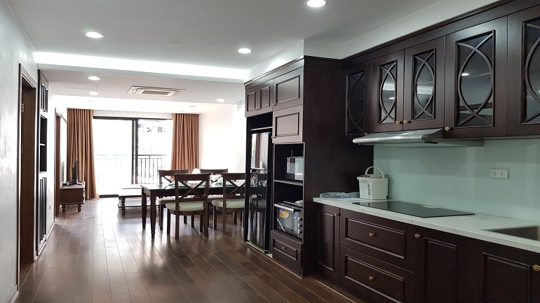 Modern two bedroom apartment with balcony in To Ngoc Van street, Tay Ho district for rent