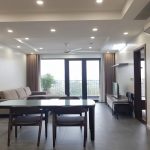 Very nice modern 3 – bedroom apartment with big balcony in Nghi Tam street, Tay Ho district for rent