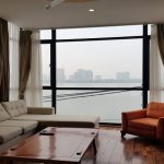 Balcony 2 – bedroom apartment with lake view in Quang Khanh street, Tay Ho district for rent
