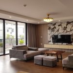 Super nice modern 3 – bedroom apartment with big balcony in Trinh Cong Son street, Tay Ho district for rent