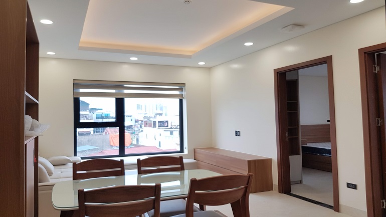 Bright modern 2 – bedroom apartment in Doi Can street, Ba Dinh district for rent